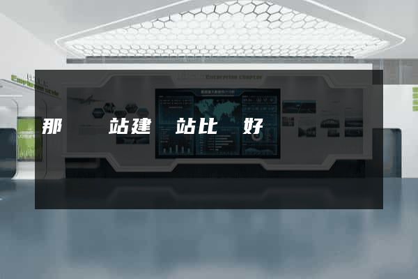 那個網站建網站比較好